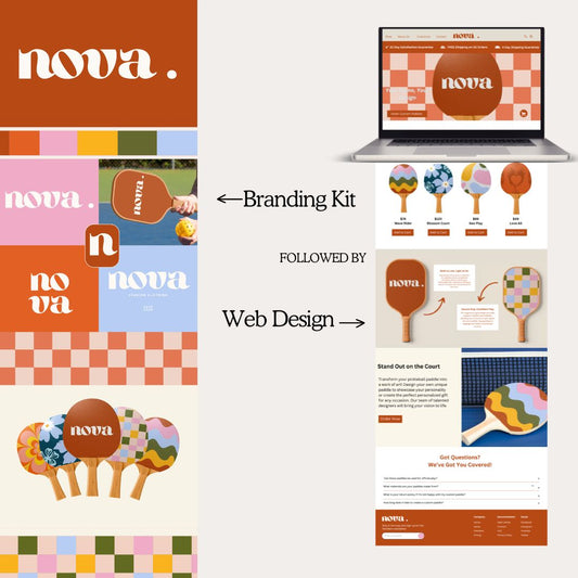 Brand and Logo + Web Design Bundle