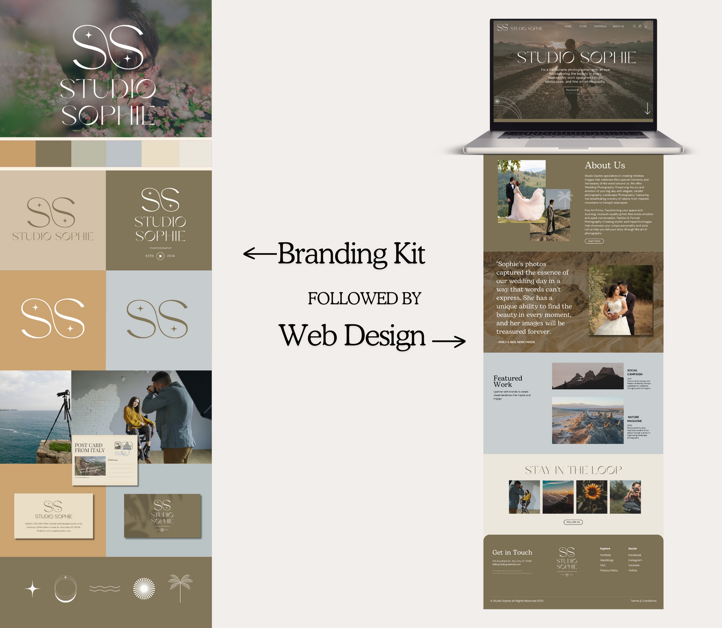 Brand and Logo + Web Design Bundle
